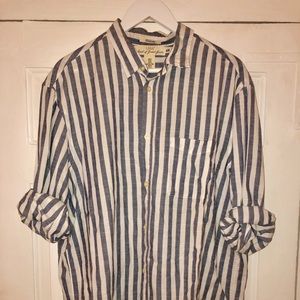 Men’s striped button up